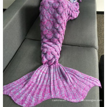 Mermaid Tail Couverture Princesse Cosyplay Snuggle Fleece / Handcrafted Couverture Déguisement Toute la saison